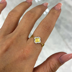 Blümchen gold ring