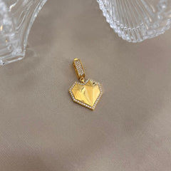 Herz Goldcharm